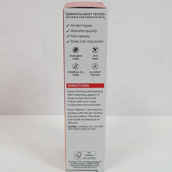 LOréal Paris Revitalift Derm Intensives 12% Vitamin C + E + Salicylic 30ml NIB - Picture 3 of 5